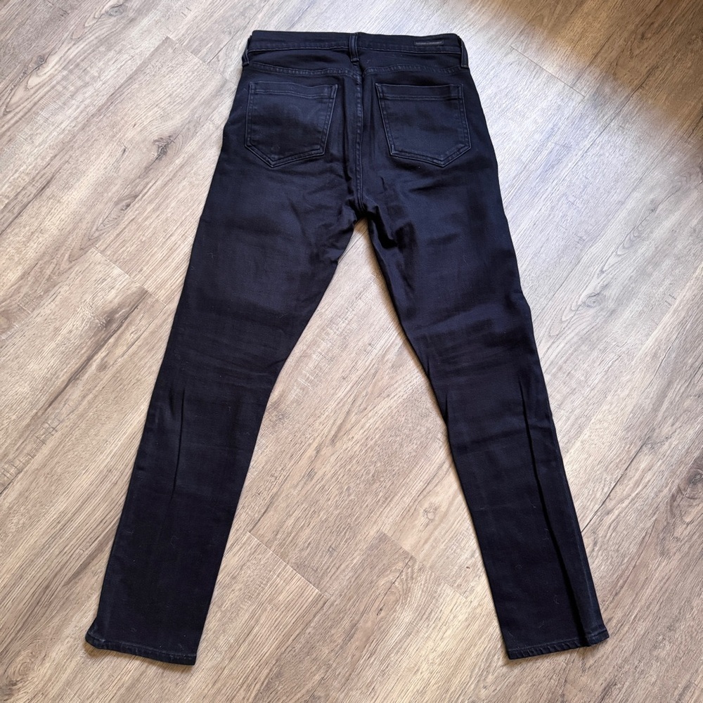 Citizens of Humanity Carlton Ankle Straight Black Jeans Sz 26 - Picture 2 of 13